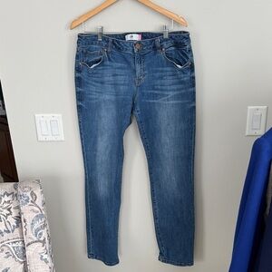 CAbi Women's Straight Leg Blue Jeans